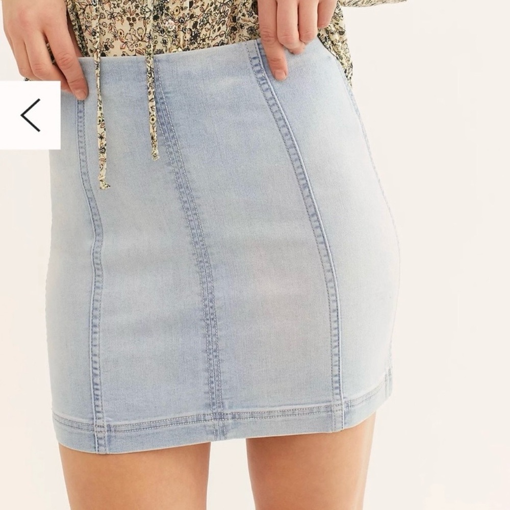 Free People Mini Skirt size 8 - Picture 2 of 7